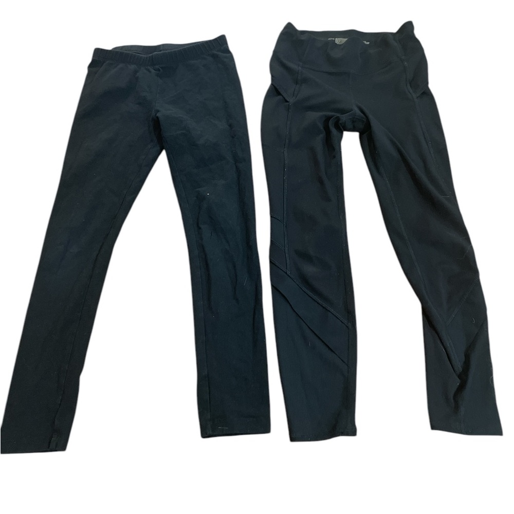 Girls 7/8 black leggings cat & jack all in motion lot compression athletic lot